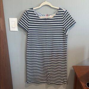 LOFT Navy and White Striped Top